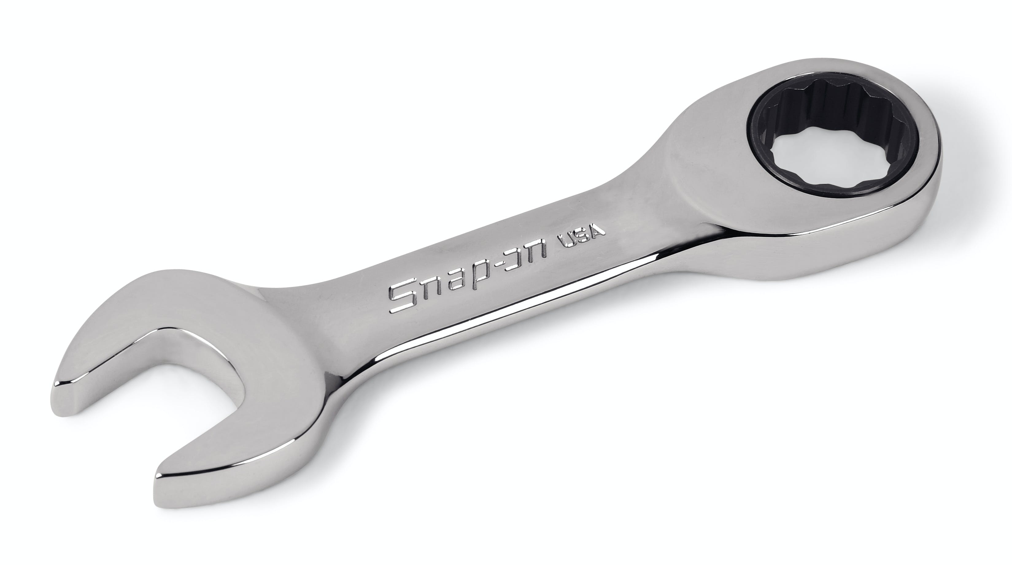 17 mm 12-Point Metric Flank Drive® 0° Offset Short Ratcheting Combination Wrench | OXKRM17 17 mm 12-Point Metric Flank Drive® 0° Offset Short Ratcheting Combination Wrench | OXKRM17